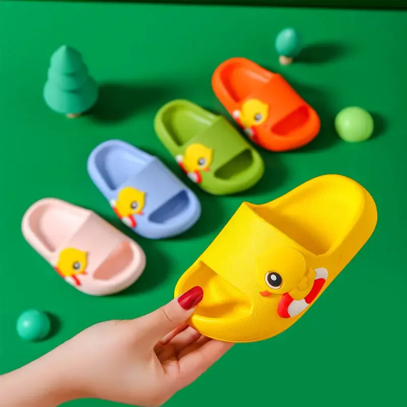 New Children's Slippers Summer Cute Cartoon Indoor Home Non-slip Kids Slippers Girls' Child Shoe Bathroom Shoes Kids Slippers