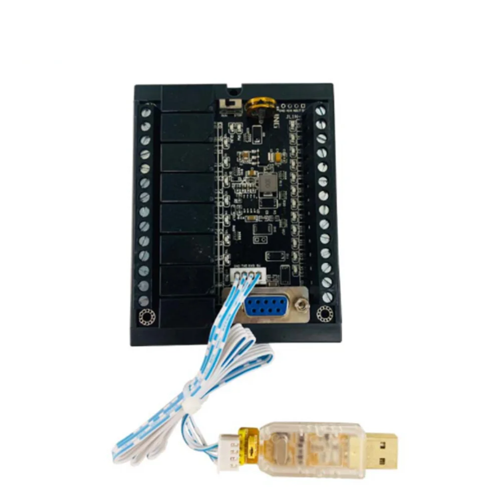 Controlador de Motor programable PLC FX1N a 20MR, módulo de retardo de relé programable con carcasa, regulador de Motor