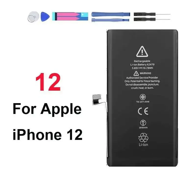 

Надежная премиальная замена аккумулятора для мобильного телефона Apple iPhone 12, 2815 мАч