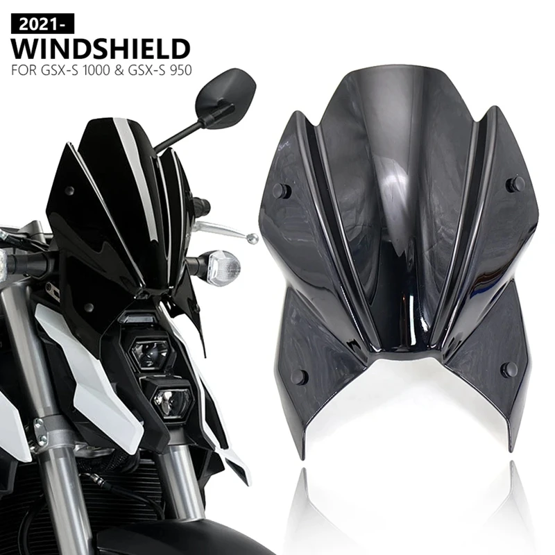 Motorcycle Windshield Air Deflector For SUZUKI GSX-S1000 GSX-S950 GSX-S 1000 950 (Transparent)