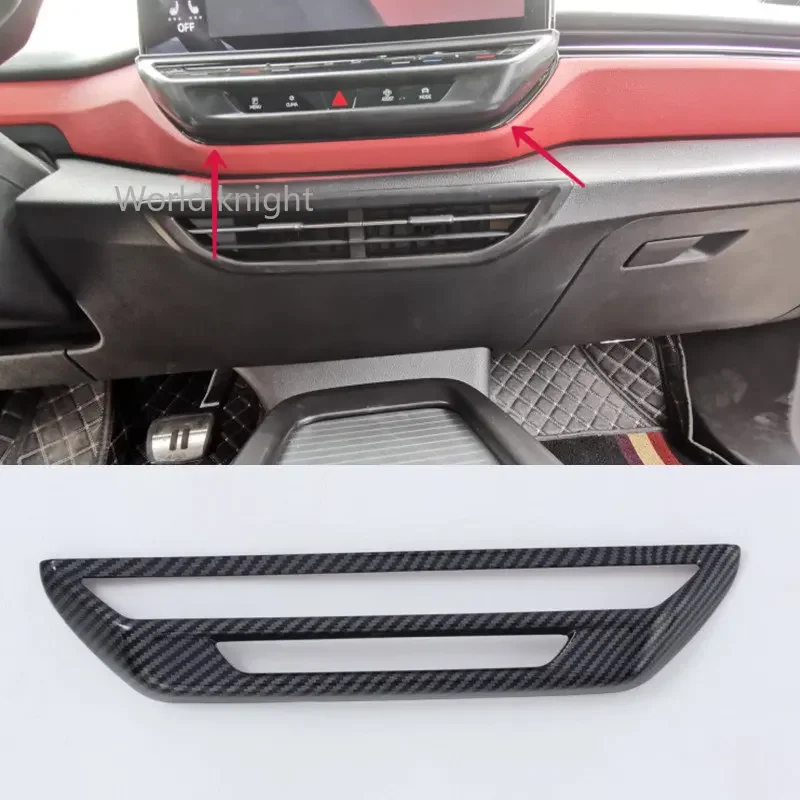 

For Volkswagen VW ID.4X ID.4 ID4 2021 2022 Car Styling Center Console Air Conditioning USB Control Panel Decoration Sticker