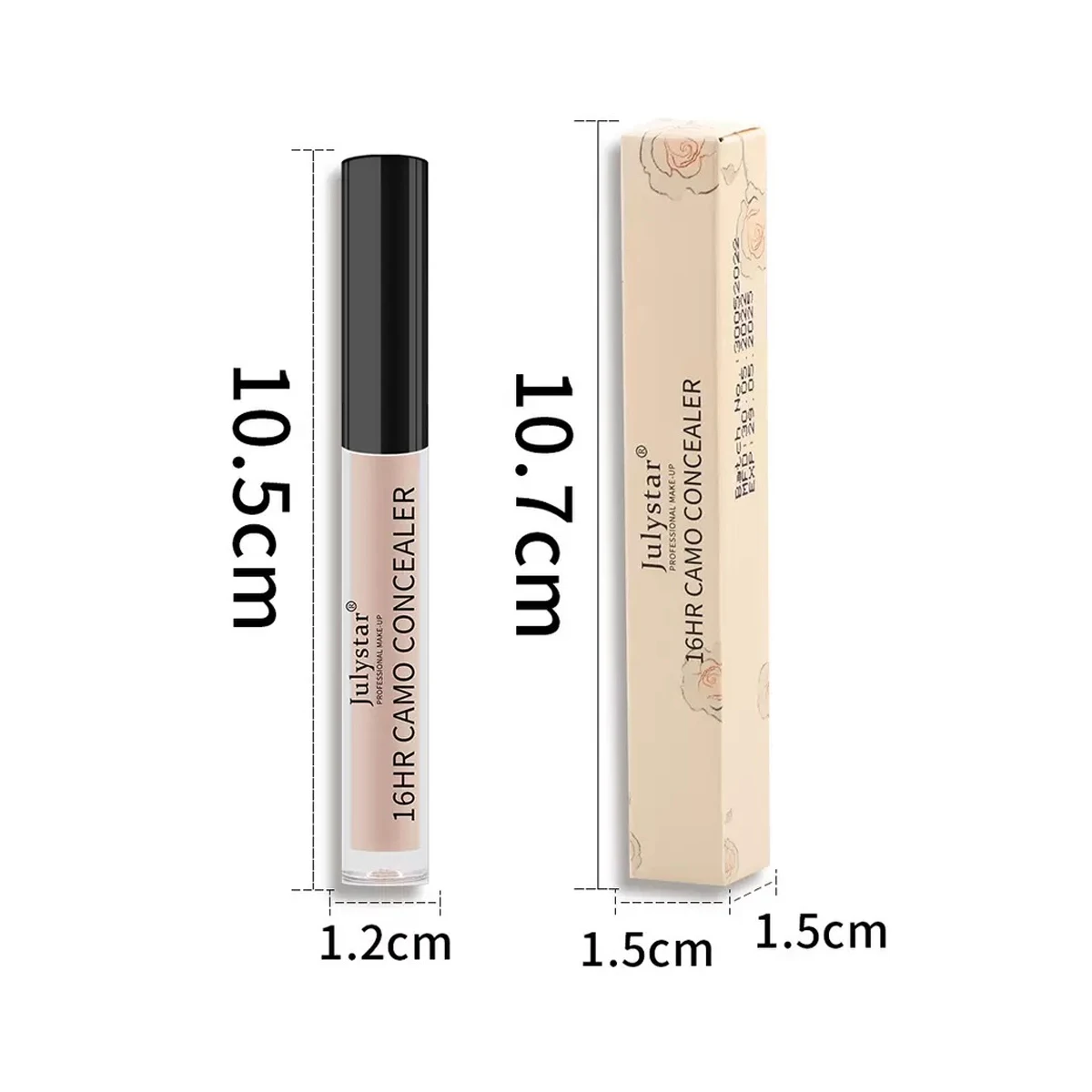 Alles-in-één 6-kleuren concealer Verbergt donkere kringen en sproeten Hydrateert en controleert olie Hecht goed zonder rillen