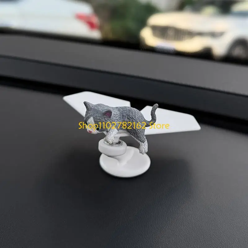 

547B инерционное движение, качающийся самолет, автомобильные декоры, очаровательная скульптура из смолы с котенком, небольшой