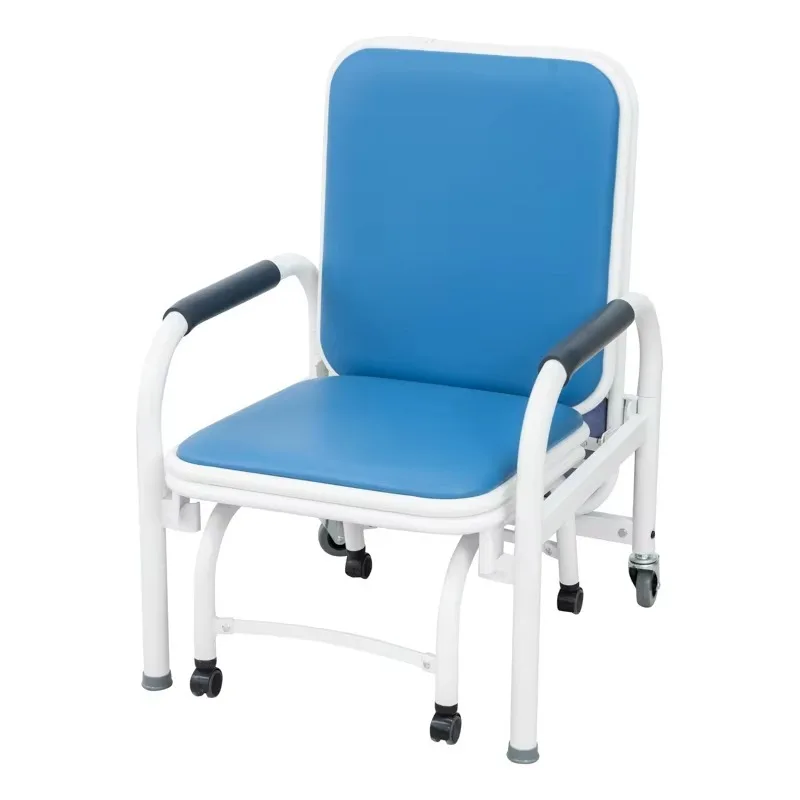 

Hospital Furniture Basic Accompany Chair with Reinforced Bracket and Easy to Fold