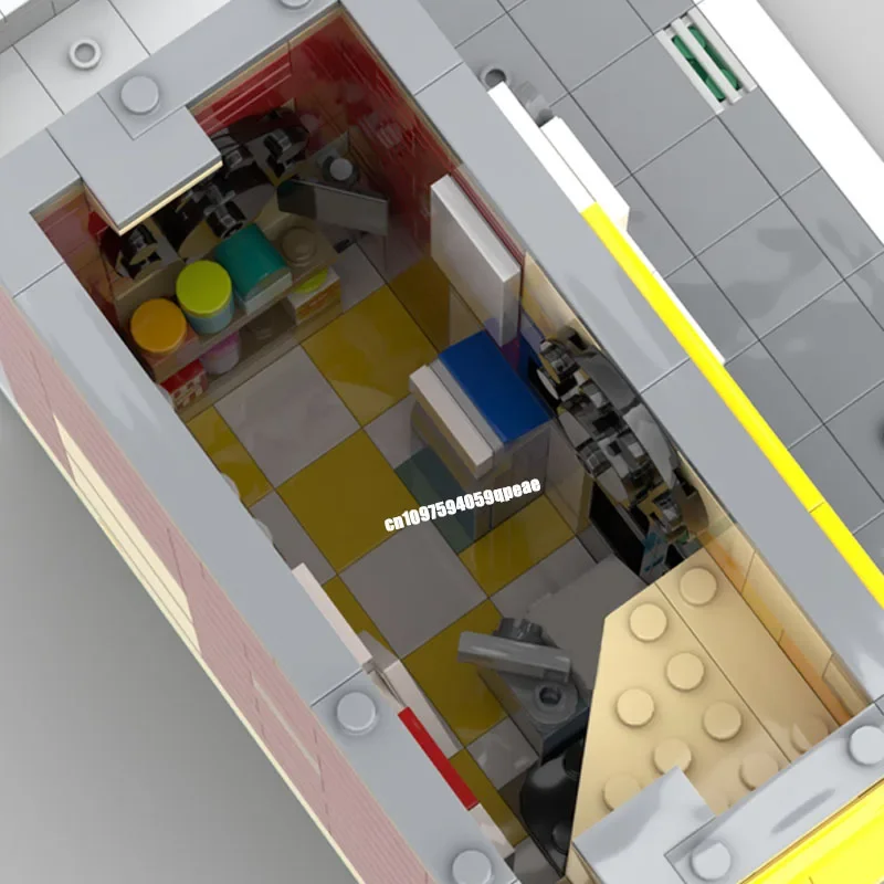 Nowa seria filmowa Hot Famous Hero Moc76311 Transform Bodega Model Custom Puzzle DIY Kreatywne pomysły Zabawka dla dzieci Prezent urodzinowy 462 elementy