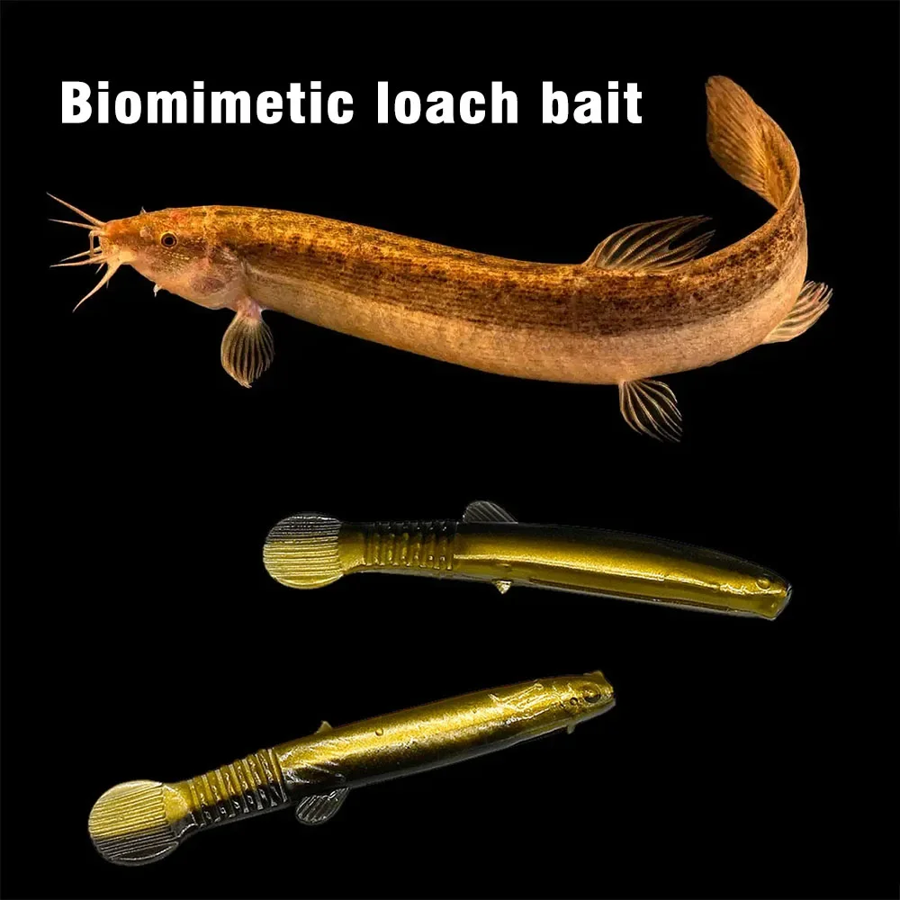 MNFT 7CM/2.2G Zachte Wobble Tail Vissen Lokken Siliconen Kleine Modderkruiper Kunstaas voor Bass