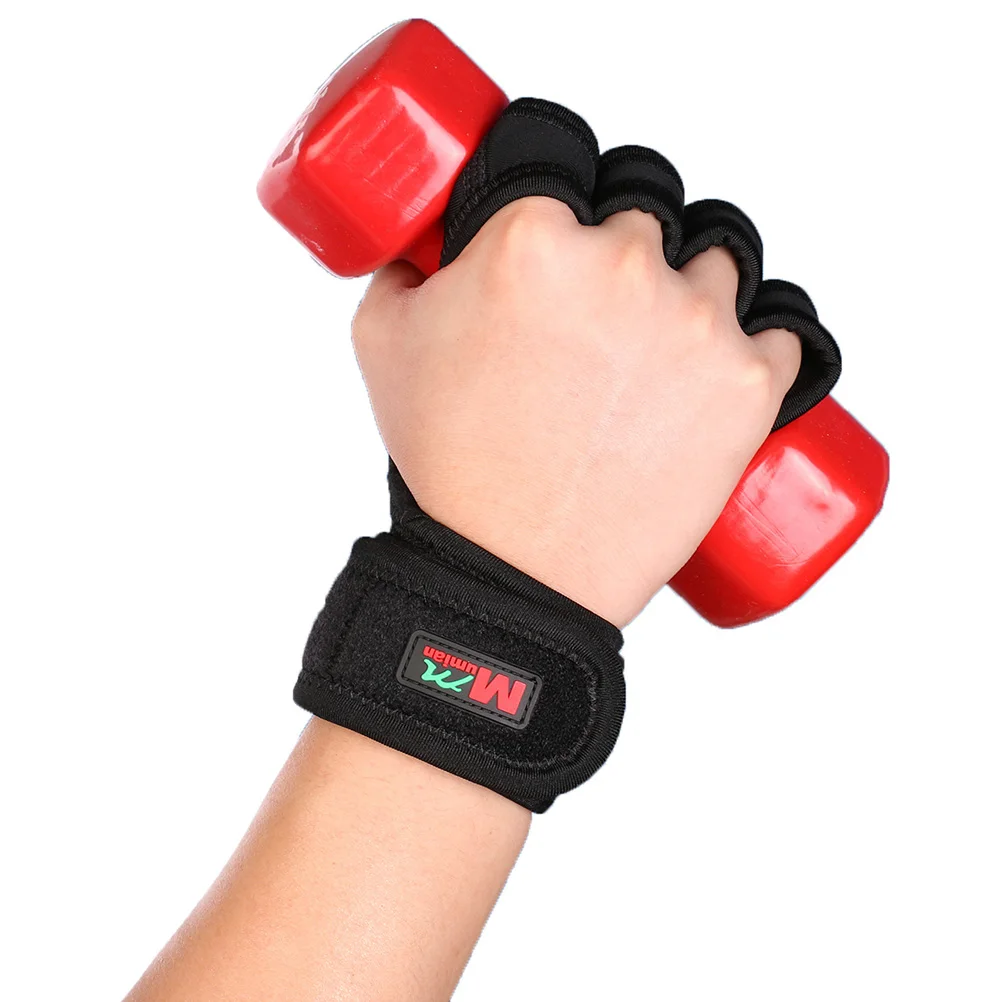 

Wristguard Gloves for Men Women Hand Protection Shock Absorption SBR Material Cycling Climbing Weightlifting Workout