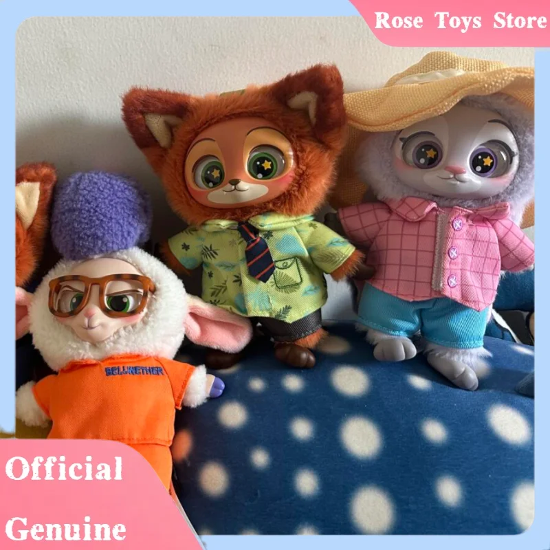 新しい本物のズートピアシリーズビニール人形バッグペンダントブラインドボックスかわいいトレンディなおもちゃ漫画のキャラクターの装飾品ミステリーボックスとしてギフト