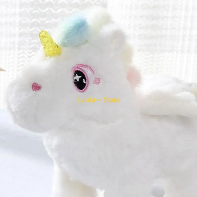 Y4QA Stuffed Animal Toy with Sound Effects Electric Plush Unicorns Toy for Kids Girls