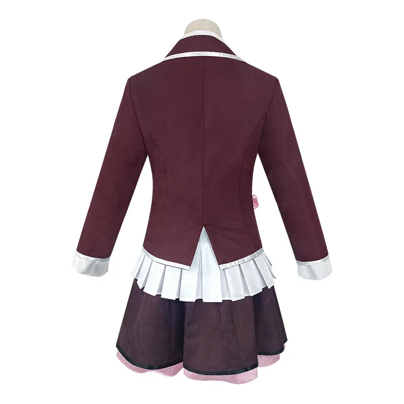 Anime utsubi Kotoko cosplay costume Danganronpa Another Episode Ultra Despair Kotoko's wig Halloween party dressing up