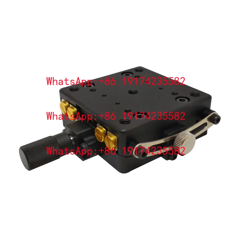 PT-SD308 PDV Brand Precision Manual Translation Platform Arc Pendulum Table Goniometer Pitch Table 15 Rotation 65x65mm 6Kg Load