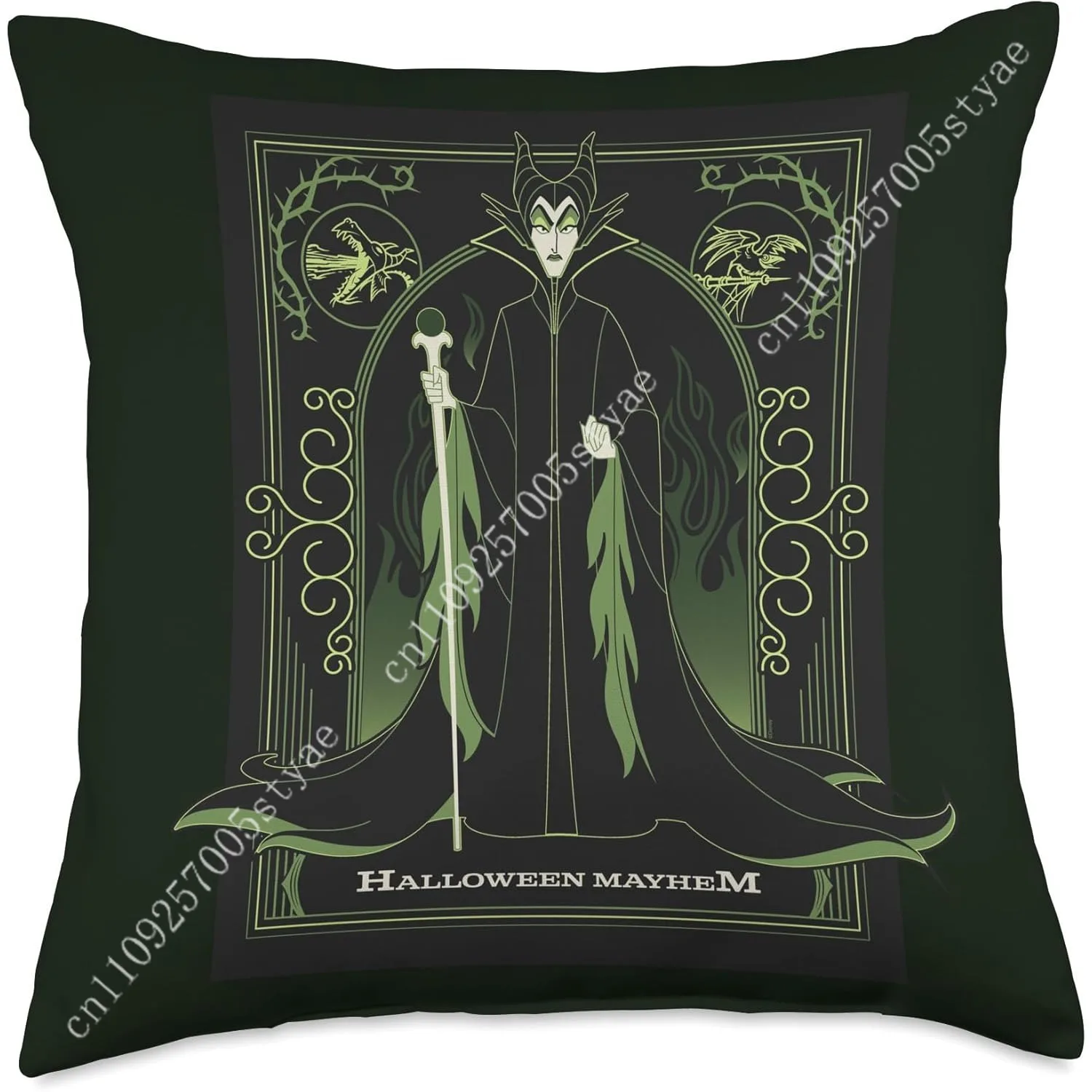 الأشرار الشر الملكة قدم llowcase ديزني الكرتون كيس وسادة لينة أريكة سرير الطفل عطلة حفلة صبي فتاة الهدايا غطاء وسادة مخصص #3