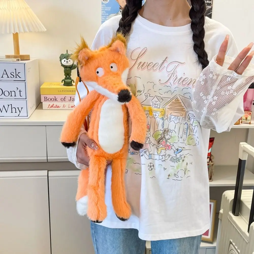 

PP Cotton Stuffed Animal Backpack Collection Large Capacity Shoulders Dual Use Knapsack Crossbody Bag Soft Animal Schoolbag