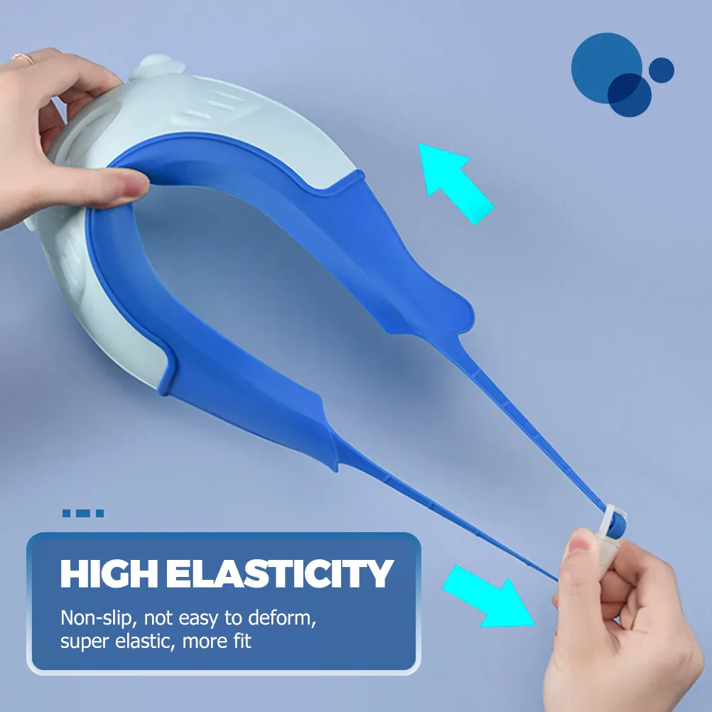 

Baby Shower Hat Toddler Shampoo Hair Washing Guard Adjustable Elastic Baby Bath Cap Protects Eyes Ears Face Waterproof Kids