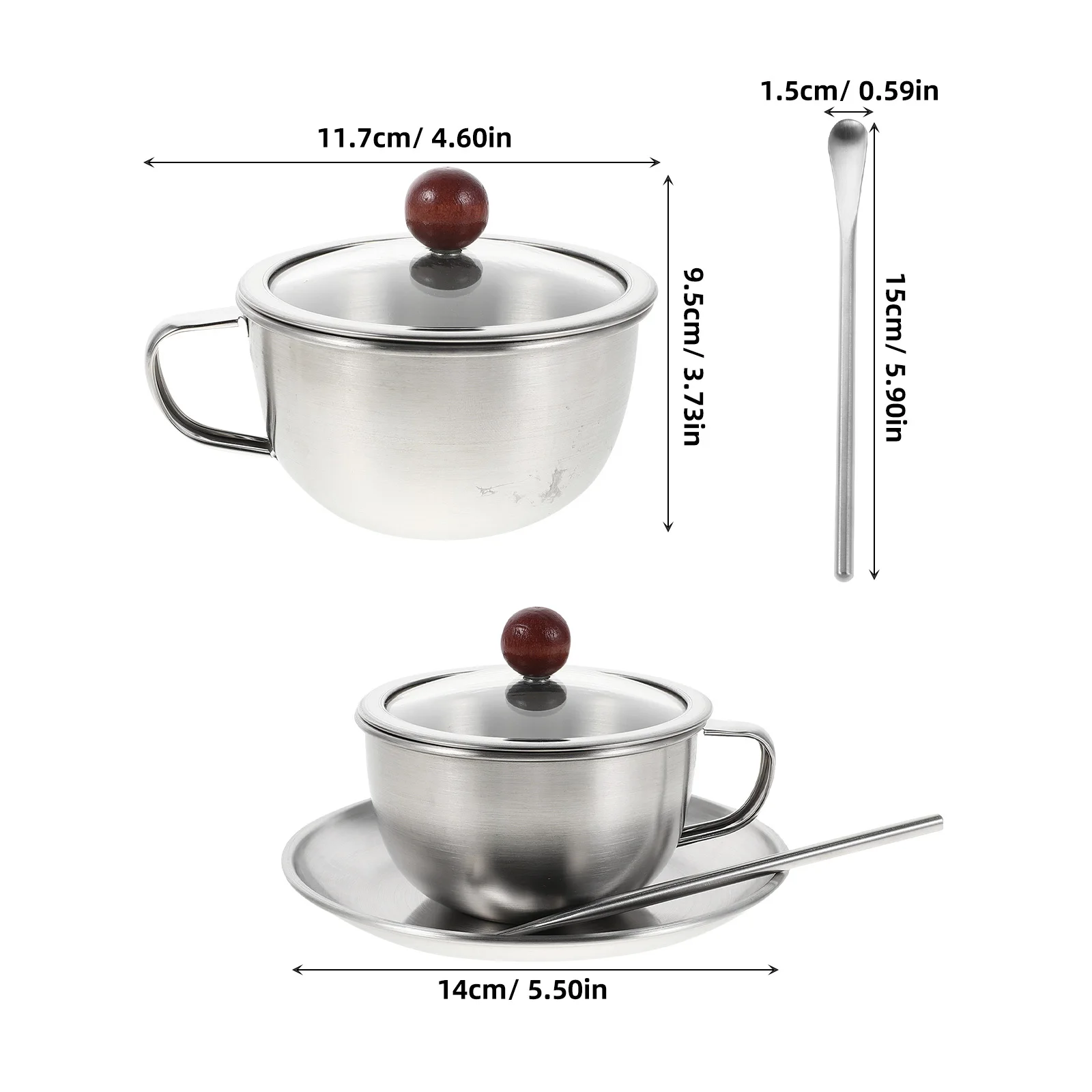 1 conjunto de caneca de café rústica vintage, copo de aço inoxidável, pires, cappuccino, latte, espresso, fermentação fria, canecas vintage