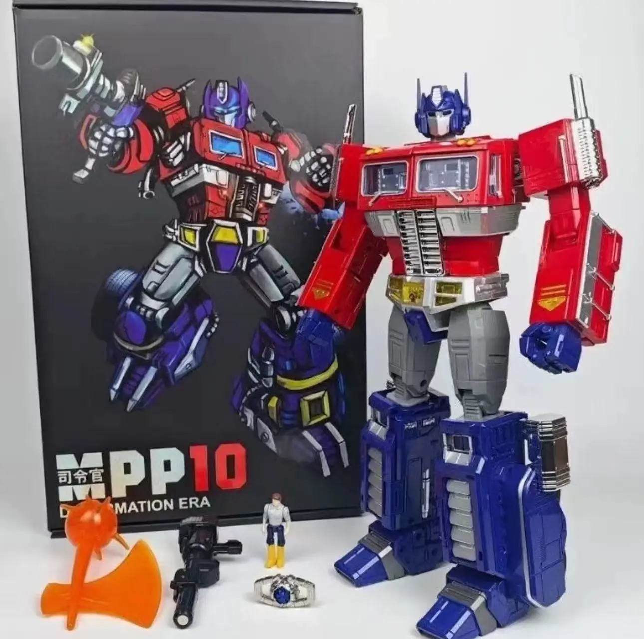 

Power General MPP10 Alloy Optimus Commander KO Увеличенная версия Модель робота King Kong Игрушка