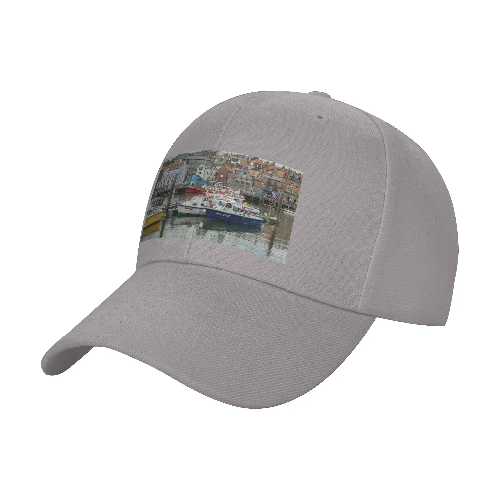 Hot Sale Whitby Harbour  North Yorkshire Baseball Cap  Gift Brand Men Caps  Holiday Trip Brand Men Caps
