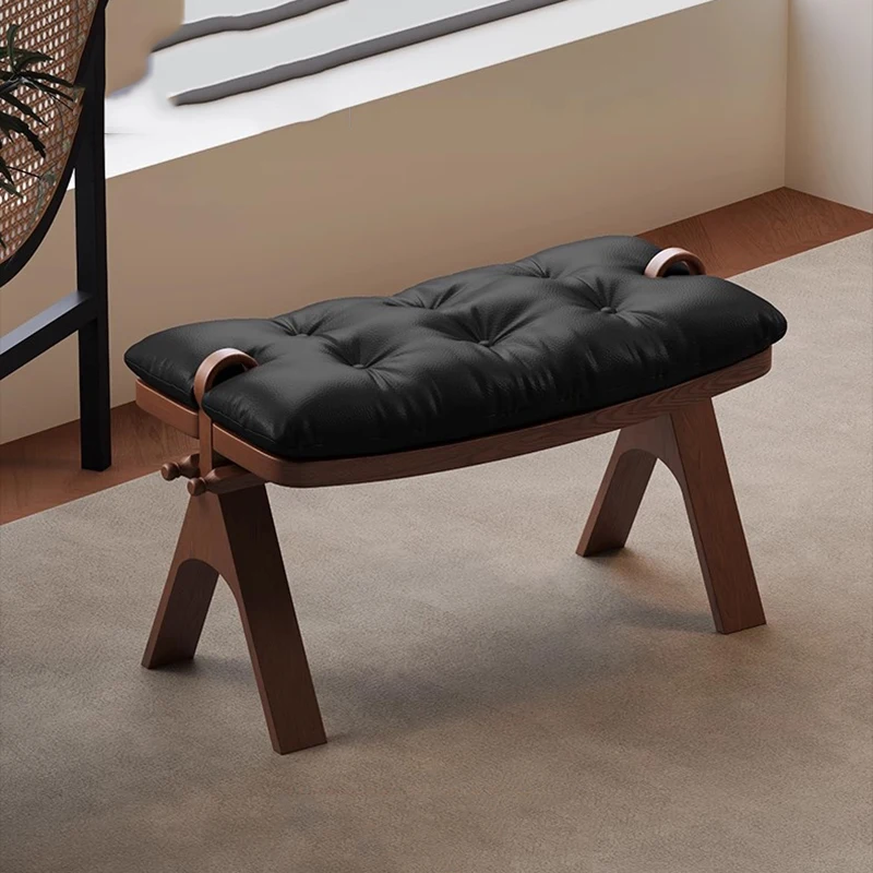 

Minimalist Living Room Footstool Bench Italian Designer Dining Shoe Stool Entrance Hall Modern Offices Zapatero Salon Furniture