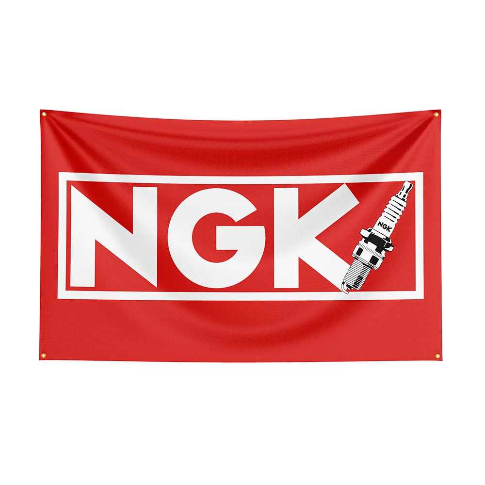 90x150cm NGK standarta polyesterová tištěným auto částí prapor pro dekorace