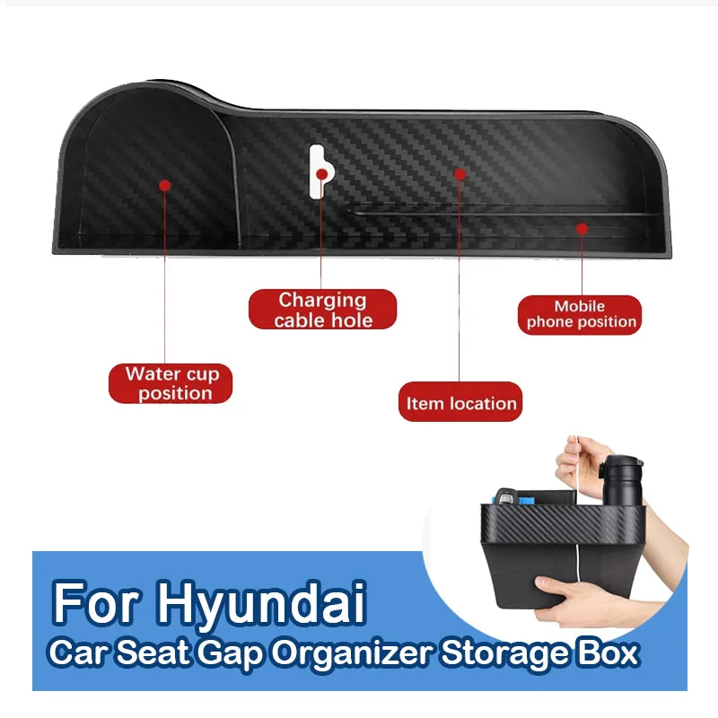

Car Seat Gap Organizer Storage Box Pocket Multifunction For Hyundai Tucson TL NX4 2015 2016 2017 2018 2019 2020 2021 2022 2023