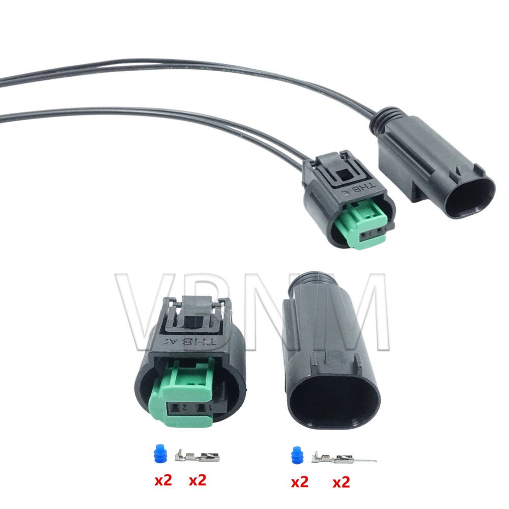 2 Pin 1-967570-3 1-967644-1 8E0973202 Male or Female Outdoor Temperature Connector Socket Auto Oxygen Sensor Plug