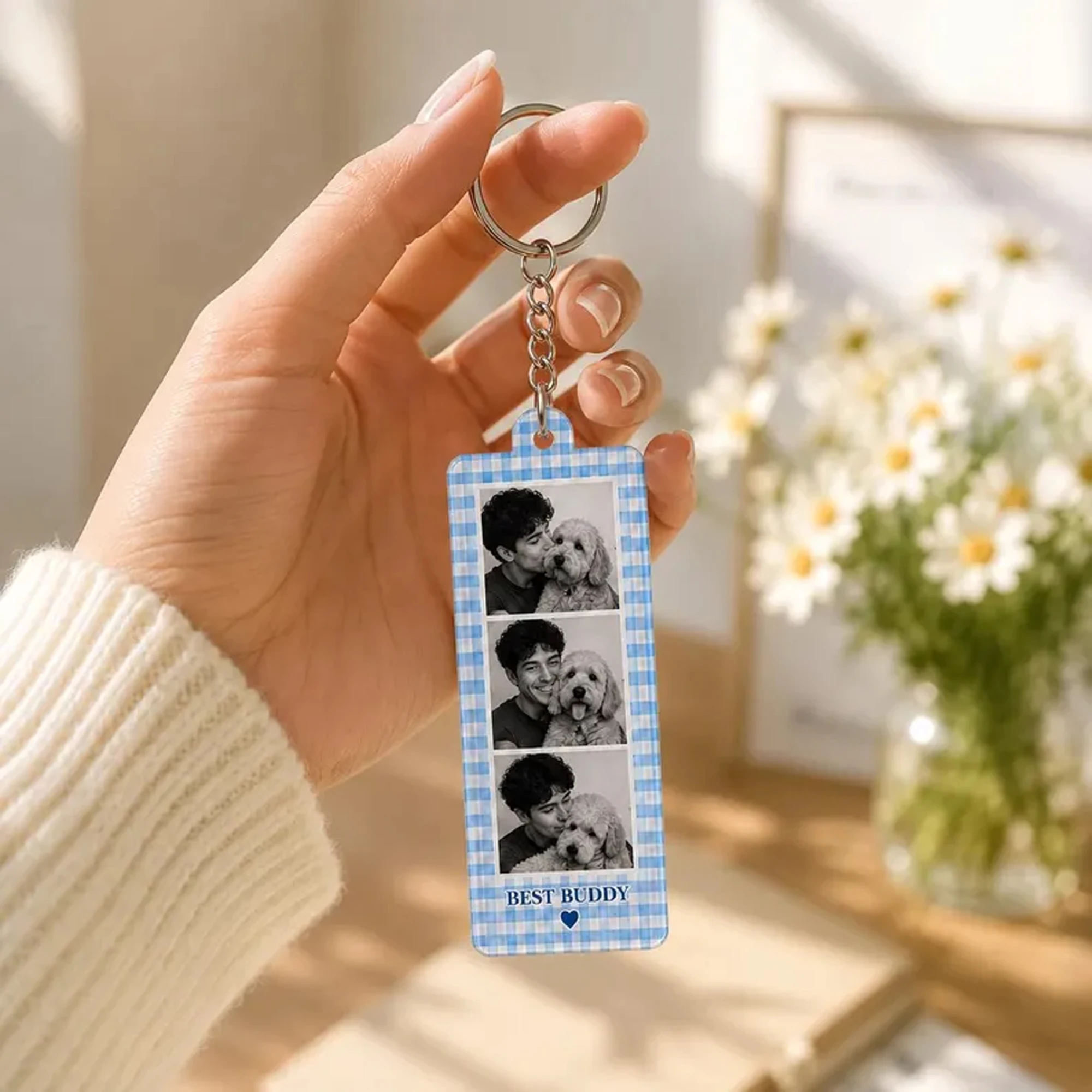 Personalized Photo Frame Keychain