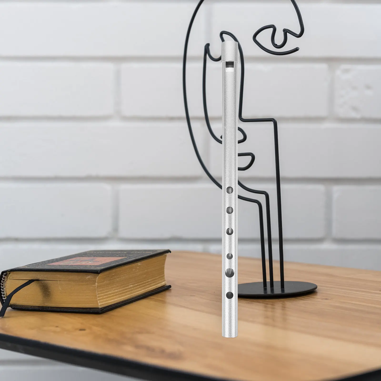 

1Pcs D Pitch Clarinet Aluminum Alloy Portable Recorder for Beginners Children Professional Soprano 6 Hole Wind Instrument Easy