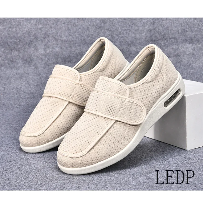 

Men's Middle-aged and Elderly Casual Walking Shoes Mesh Breathable Flat Shoes Air Cushion Comfortable Lightweight Men's Shoe