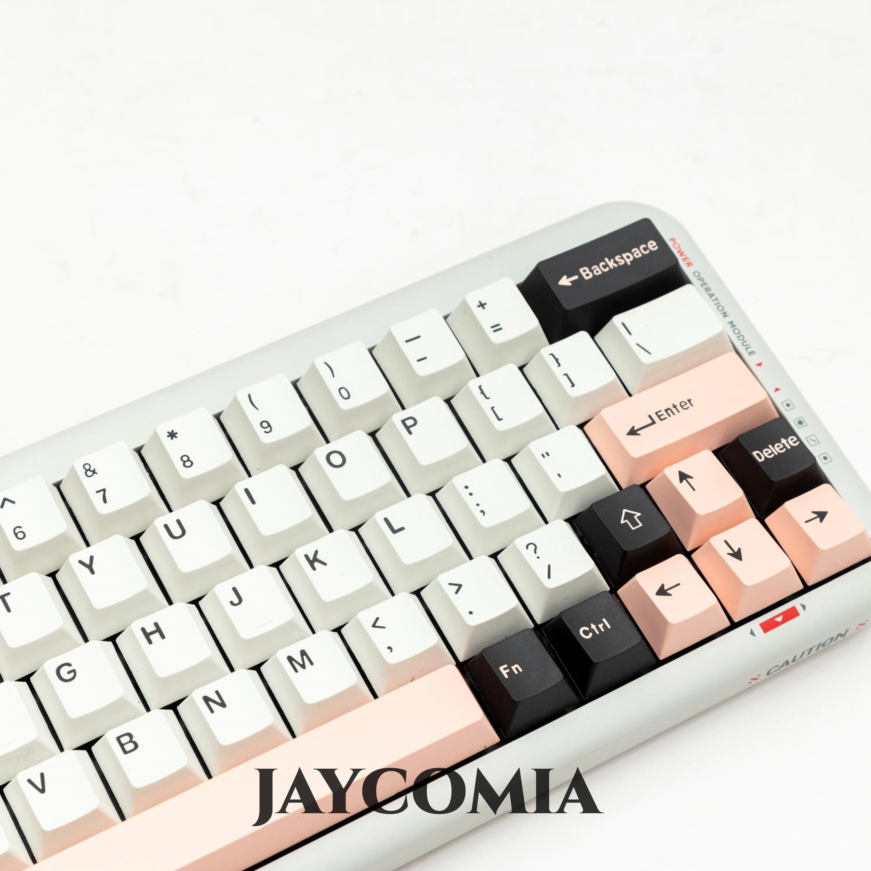 GMK Olivia-Teclado mecánico para videojuegos, teclas PBT de doble disparo, perfil Cherry, negro y blanco, 173 teclas/juego, interruptores MX, Alice