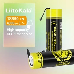 1-20pcs LiitoKala King400-N 3.7v 18650 4000mAh Lithium Rechargeable Batteries Continuous Discharge 12A For Drone Power Tools