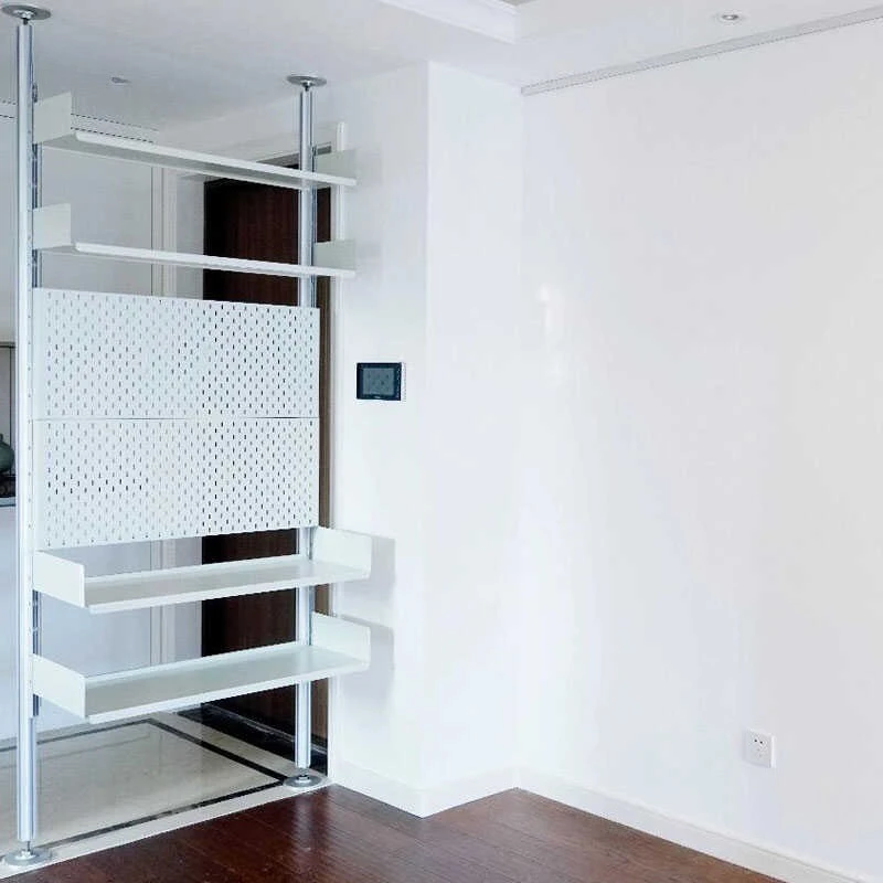 Étagère à figurines, bibliothèque à séparation réglable, panneau à trous