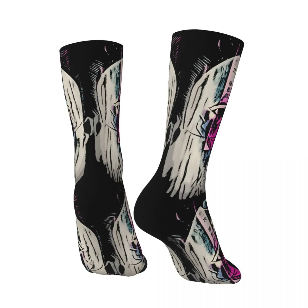 Hip Hop Retro Awesome Crazy Men's compression Socks Unisex Ghost In The Shell Harajuku Seamless Printed Funny Novelty Happy