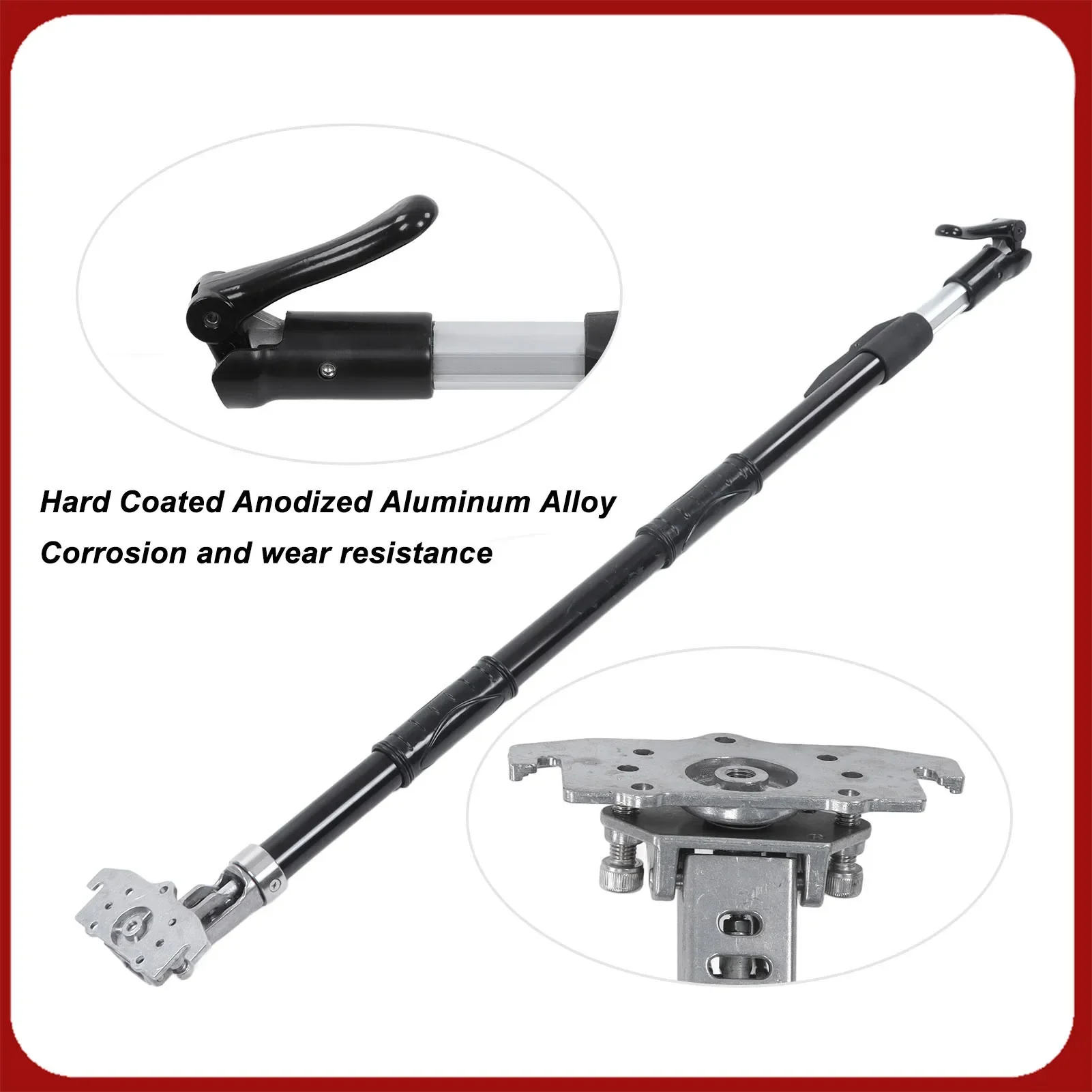 Finishing Box Handle Retractable Flat Box Handle Adjustable Anodized Aluminum Wallboard Finishing Box Handle Flat Box Handle