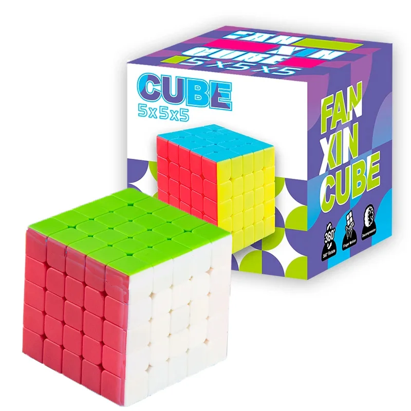 Solid Color Magic Cube 3x3 4x4 5x5 Speed Magic Cube Professional Magic Cube Puzzle Educational Toys Children\'s Gifts