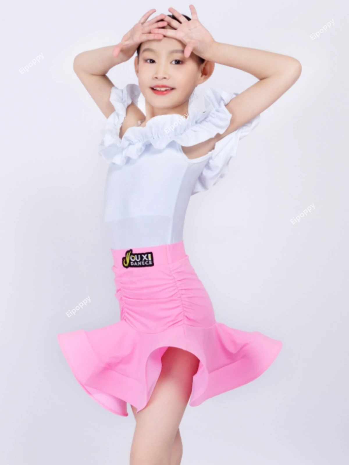 Costume de brevRégions ba Tango pour Fille, Robe de Scène, Compétition, Salle de Bal, Enfant