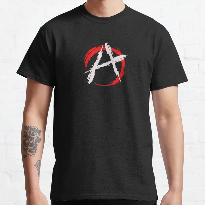 No Gods No Masters Gift T Shirt 0330 Anarchist Slogan Print Tee Anarchy Symbol Graphic Clothes All Size Tops S-6XL
