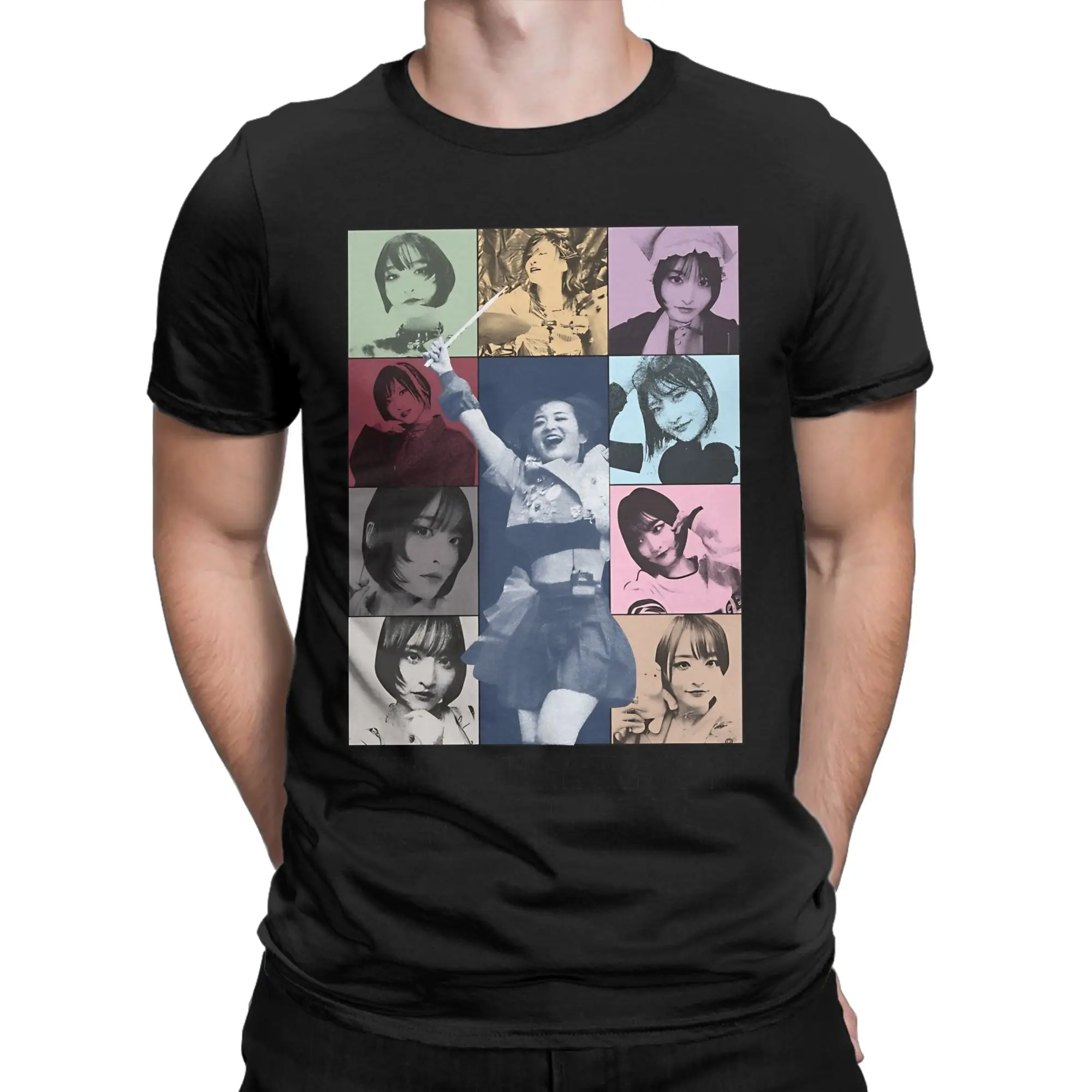 HANABIE  CHIKA Classic Shirt Funny 100% Cotton T-Shirt Hanabie Tees Tops For Men
