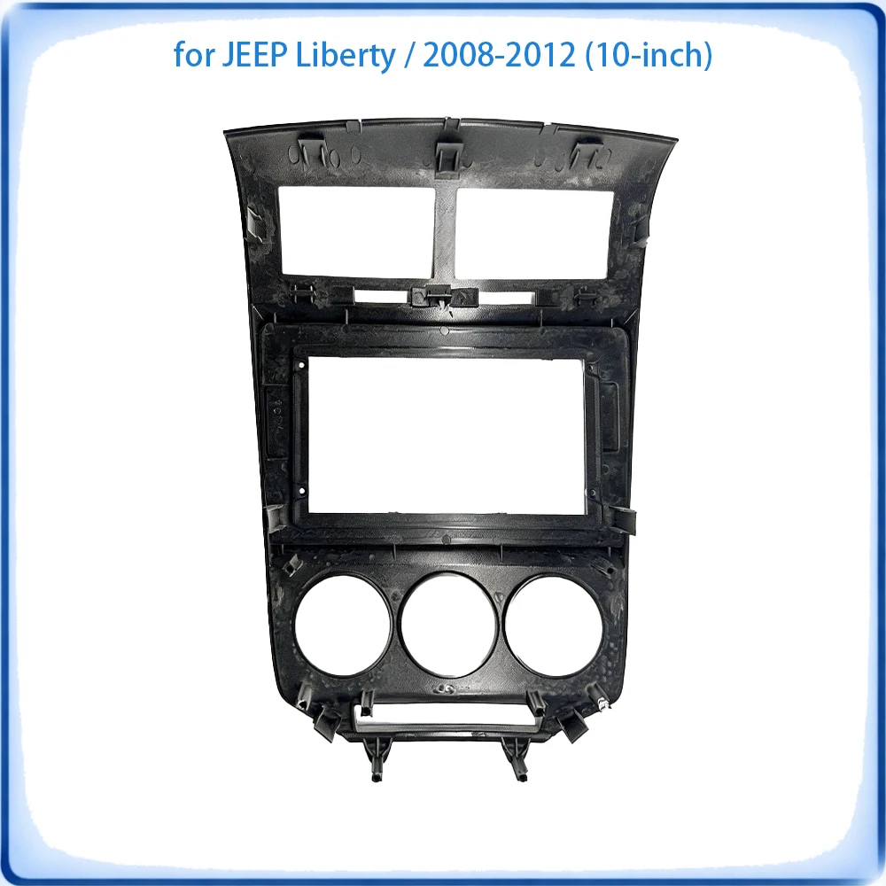 Car Radio Fascia Frame For JEEP Liberty 2008-2012 10 inch With Canbus Decoder & Wiring Harness Car Accessories Plug & Play