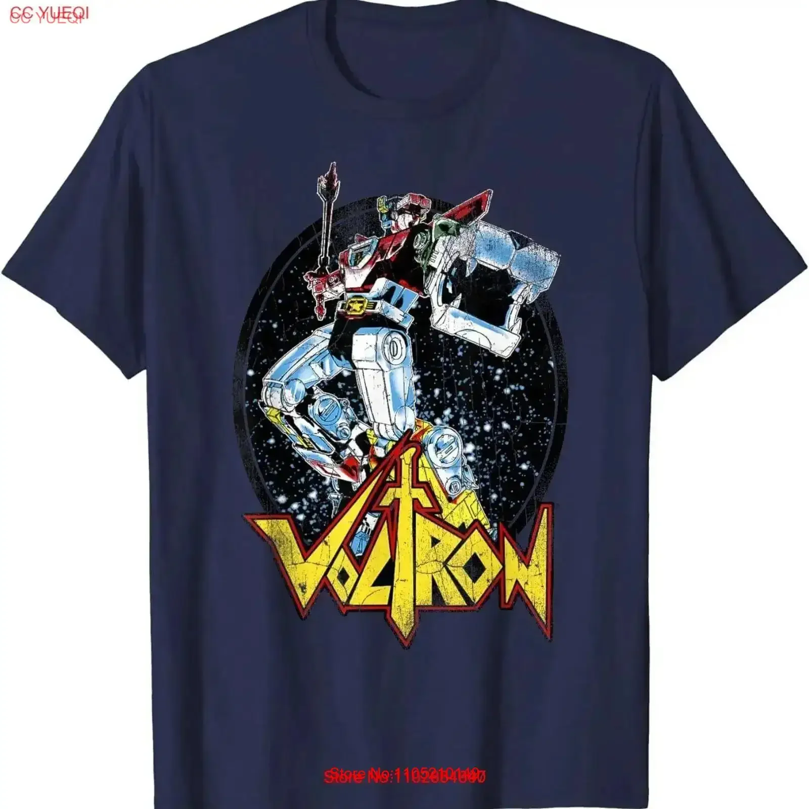 Voltron Retro Defender Colorful Fight Sword T Shirt S 5XL Made In USA vintage Washed Slightly Versatile streetwear Unisex