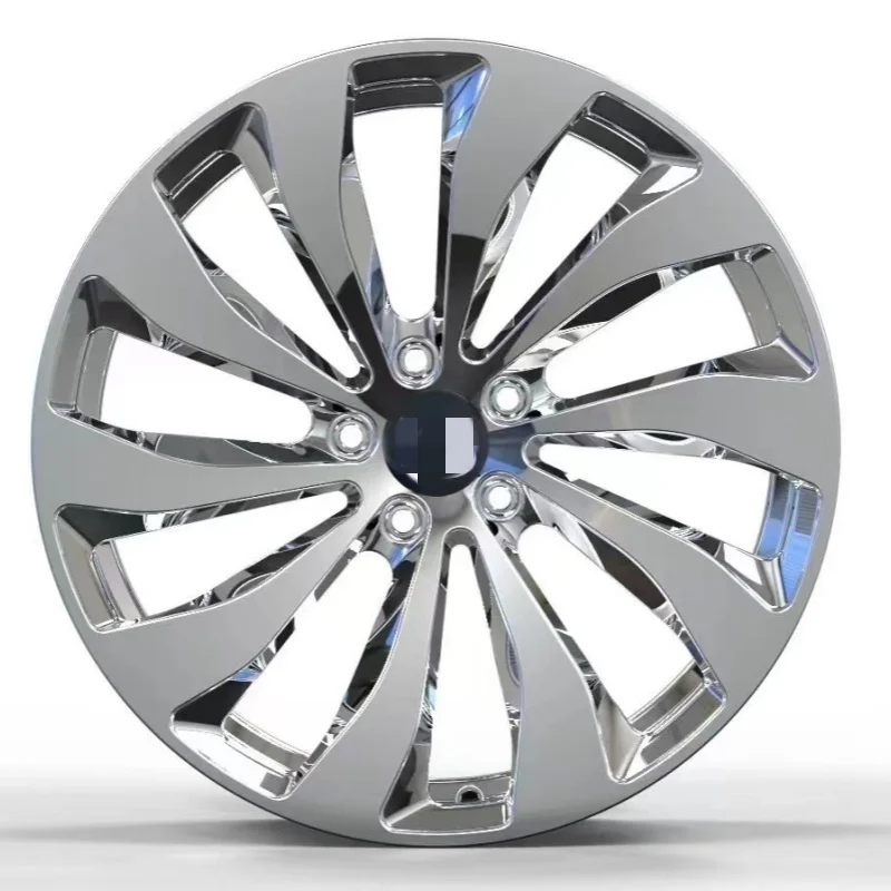 Jante de passager sport en alliage d'aluminium forgé, 40mm, poli, pour Audi Porsche Bentley Continental GT21 5x120 5x114.3