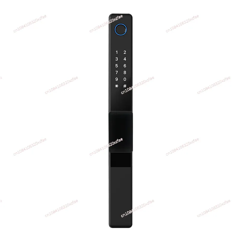 Waterproof broken bridge aluminum fingerprint lock sliding door aluminum alloy remote electronic smart lock