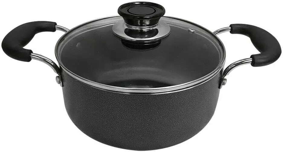 

For Aluminum 9-1/2'' Dutch Oven Pot Cookware 5 Quarts Cooking Stewing Braising