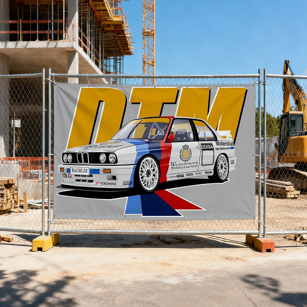 90x150cm JDM B E30 Personalized and Colorful Racing Cars Flag For Decoration