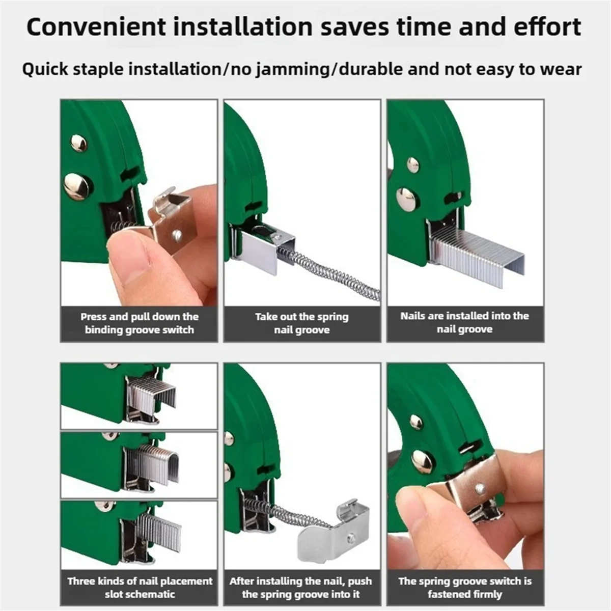 

Новый 4 в 1, ручной степлер для строительства гвоздей, сверхмощный воздушный степлер для деревообработки, специальный степлер для дома, сделай сам