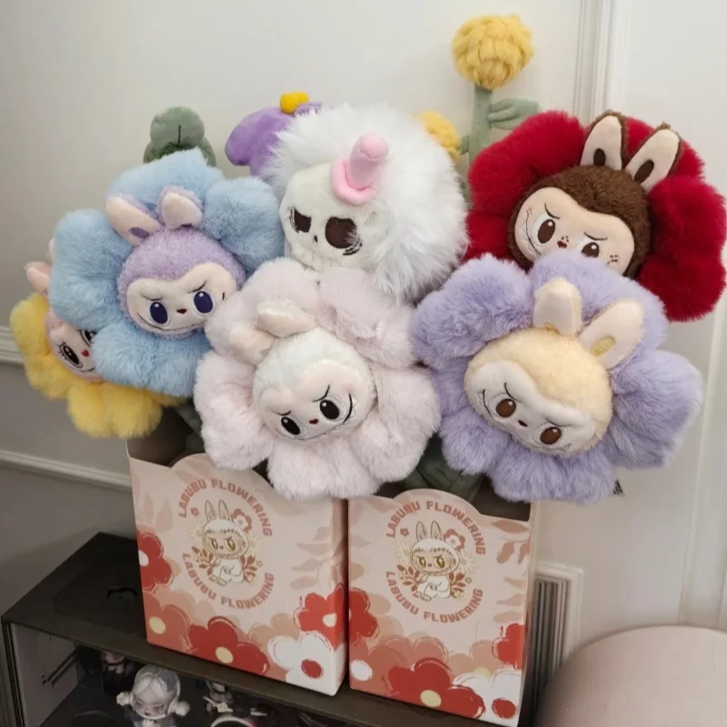 

Original Pm Park Limited Plush Labubu Red Flower Pollen Flower Purple Flower Plush Mart Labubuflower Fairy Decoration Gifts Cute