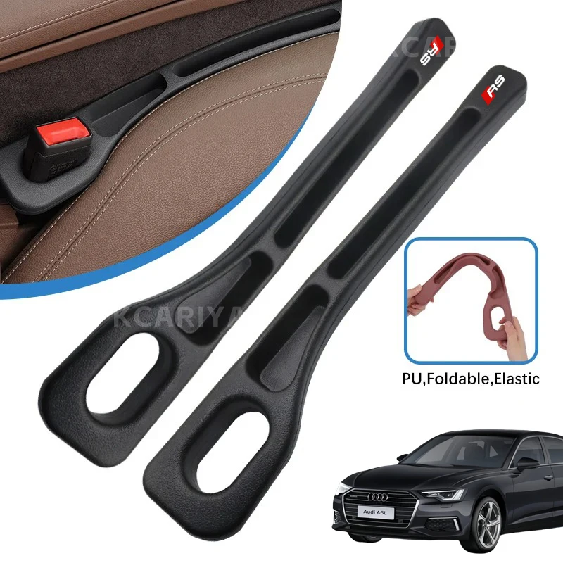 Car Seat Gap Plug Strip Car Interior Storage For AUDI  S Line S3 S4 S5 S6 RS3 RS4 Q3 Q5 Q7 Q8 TT A3 A4 A5 Q6 Q7 Q8   Accessories