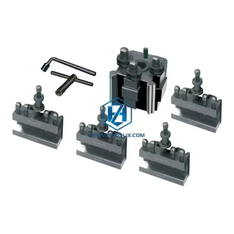 

NEW Italy Lathe A Set Quick Change Turret Tool Post and Tool Holders
