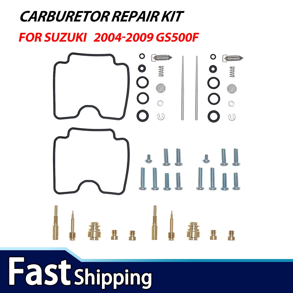 

2Sets For Suzuki 2004 - 2009 GS500F 2001 - 2002 GS500 Carburetor Repair Kit