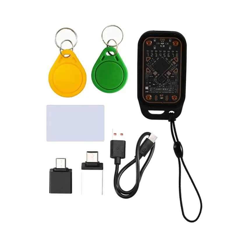 Chameleon V3.0 RFID Smart Chip Reader Copyer With 1UID+1CUID Keychain 1UID White Card IC ID Card Decode Reset Copyer