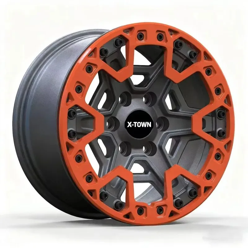 Hot Sale 18 19 20 22 24 26 Inch Custom Concave Beadlock Forged Aluminium Alloy Forged Wheels for Truck/ATV/UTV 4 pcs
